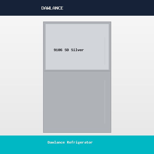 Dawlance Refrigerator 9106 SD Silver