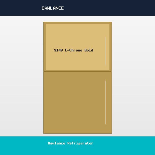 Dawlance Refrigerator 9149 E-Chrome Gold