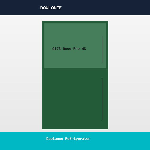 Dawlance Refrigerator 9178 Acce Pro Meadow Green